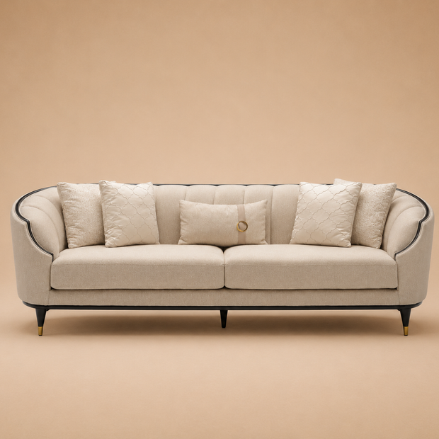 Braga 4 Seater Sofa Wooden Frame