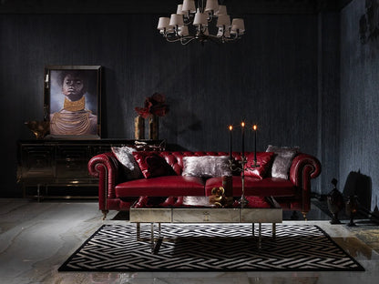 Castello Leather Sofa Set:Luxe Life Furniture