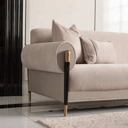 Casto 4 Seater Leather Sofa: Spacious Luxury – Luxe Life Furniture