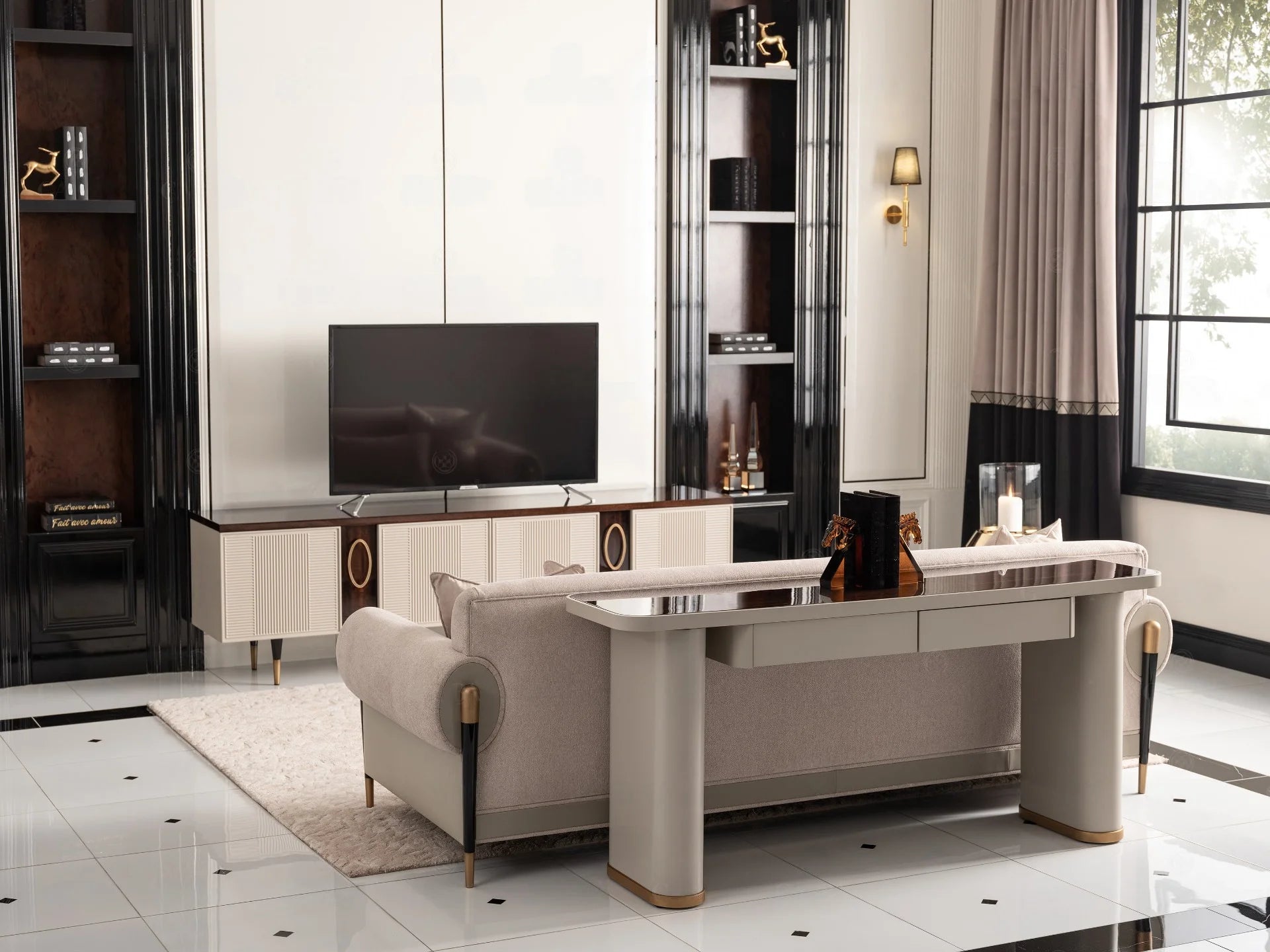 Casto Sofa Back Console