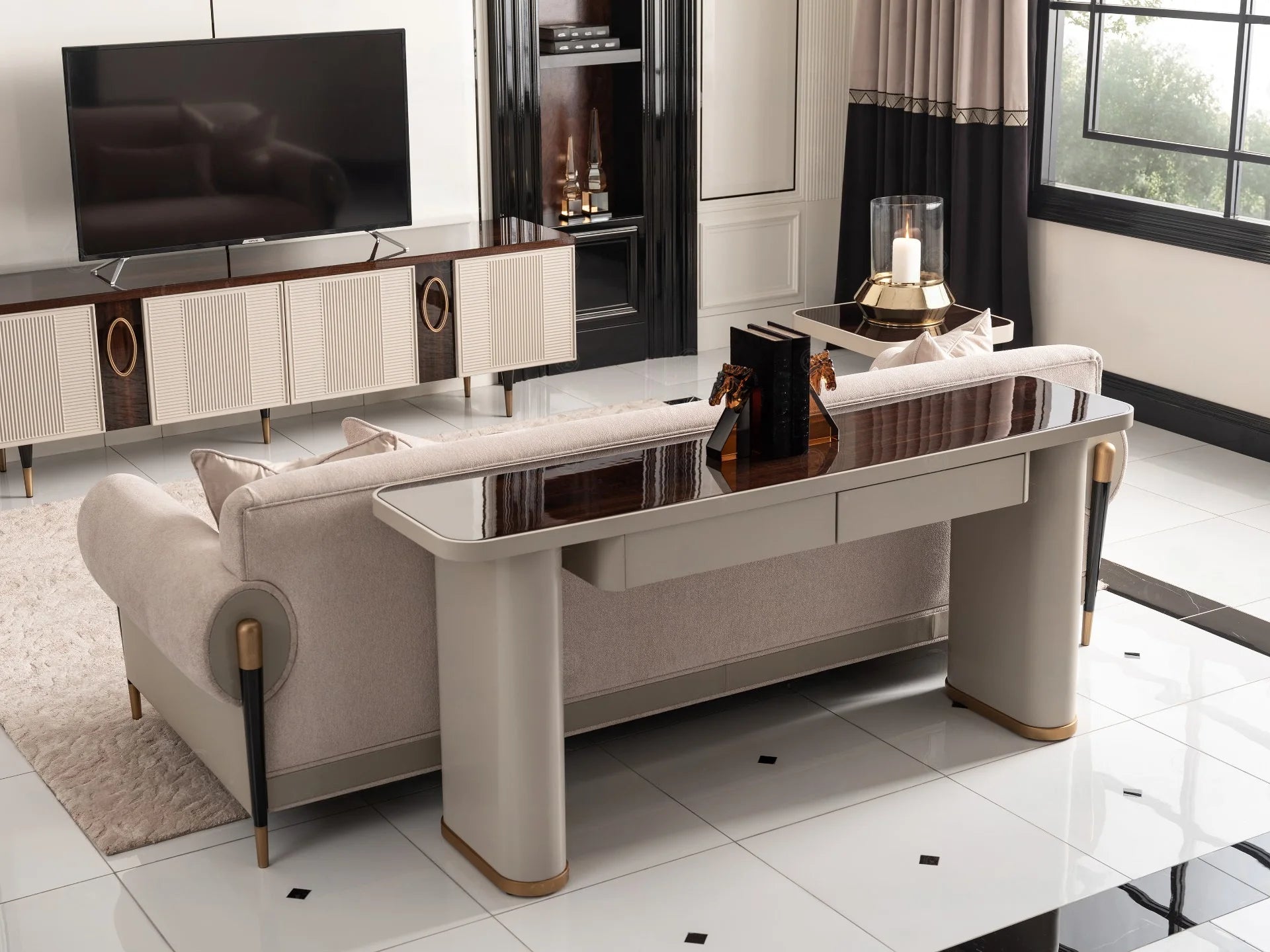 Casto Sofa Back Console