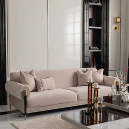Casto 4 Seater Leather Sofa: Spacious Luxury – Luxe Life Furniture