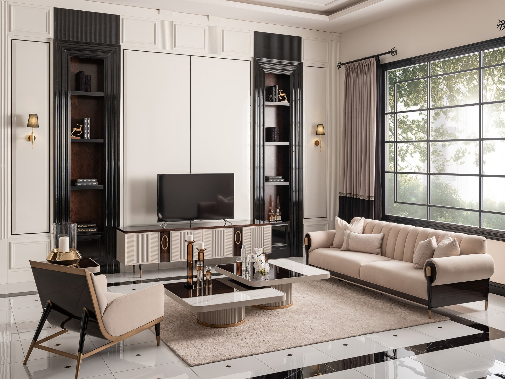 Casto 4 Seater Sofa Lux: Spacious Comfort – Luxe Life Furniture