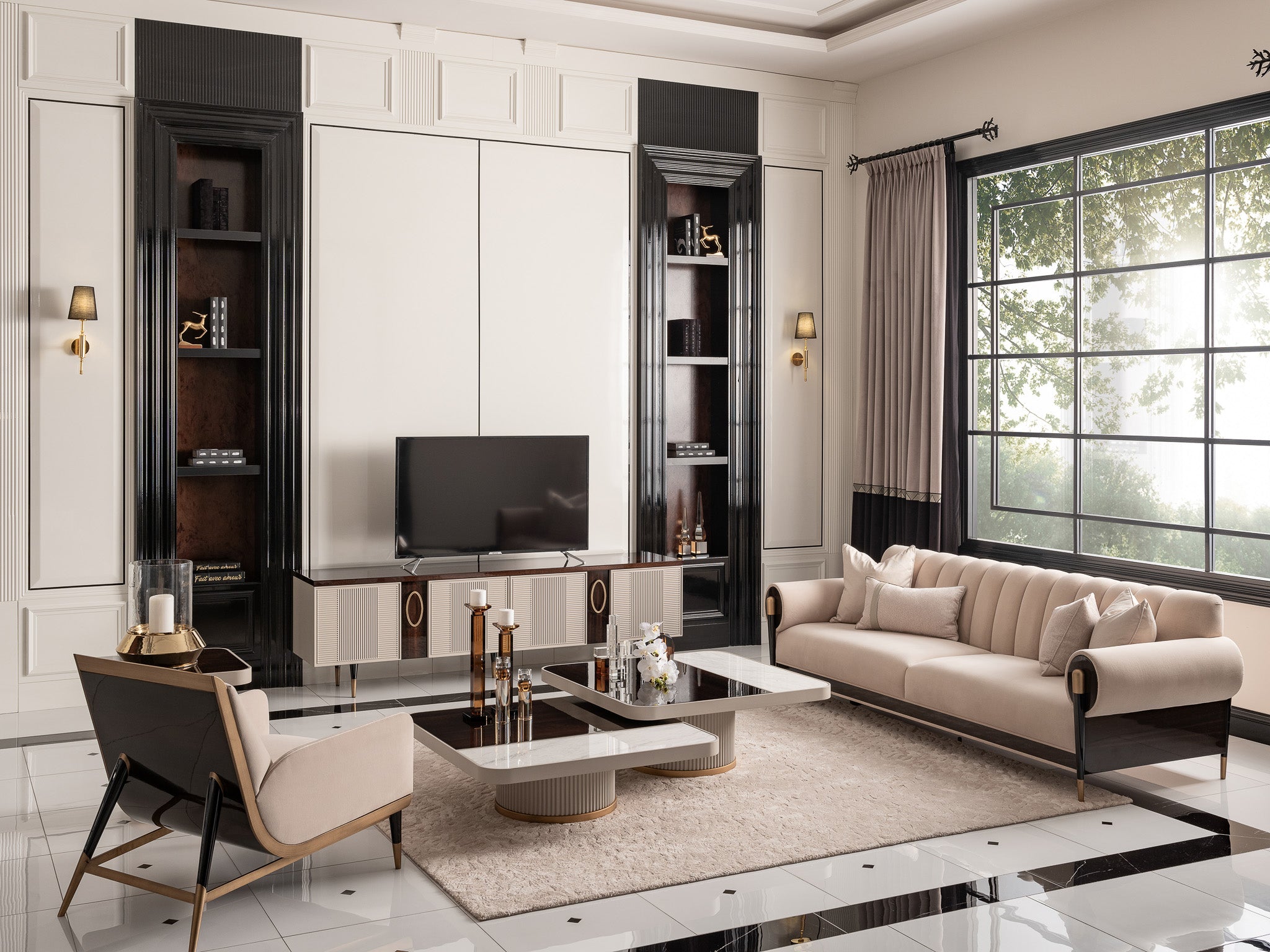 Casto 4 Seater Sofa Lux: Spacious Comfort – Luxe Life Furniture