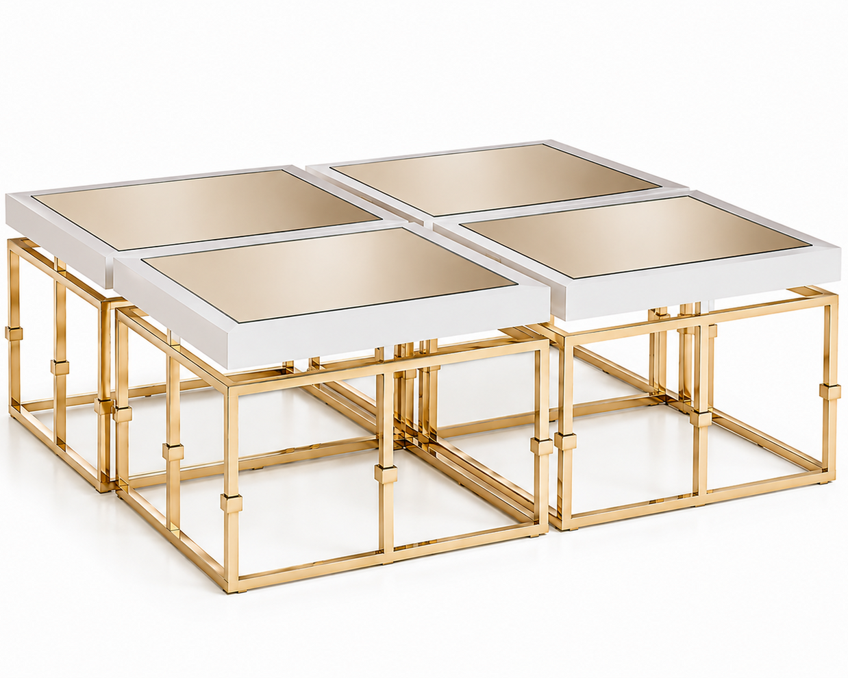 Como 4 Coffee Tables (4 Pieces separated)