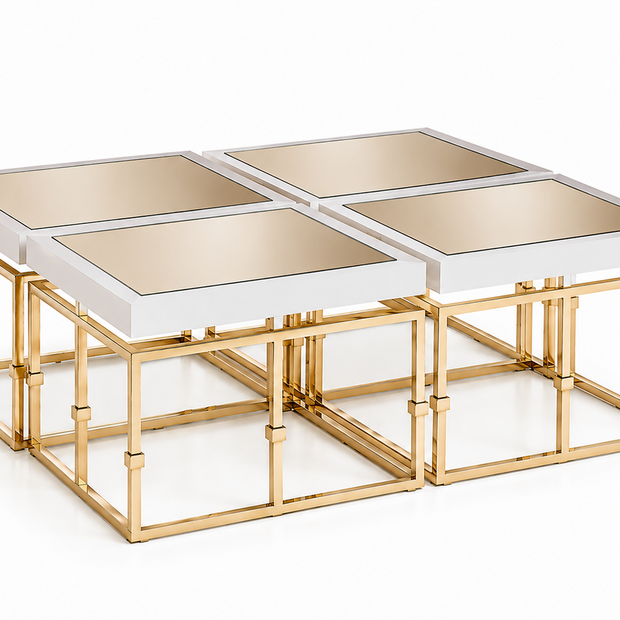 Como 4 Coffee Tables (4 Pieces separated)