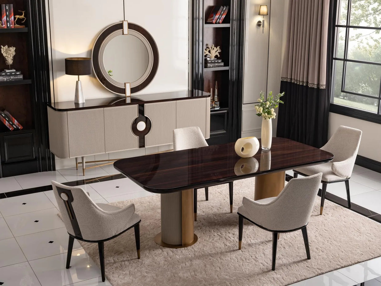 Ecrue Dining Set for 6,the dining table