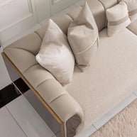 Ecrue Living Room Couch Set, Side part luxe  | Luxe Life Furniture