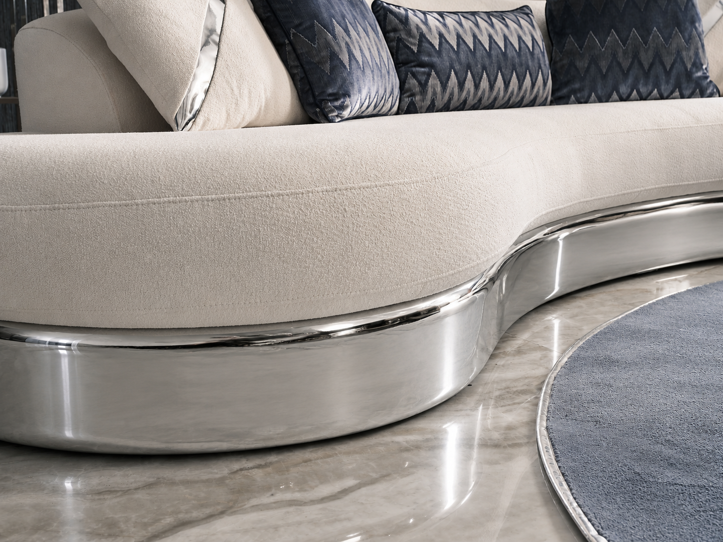 Ferre Curved 4 Seater Sofa