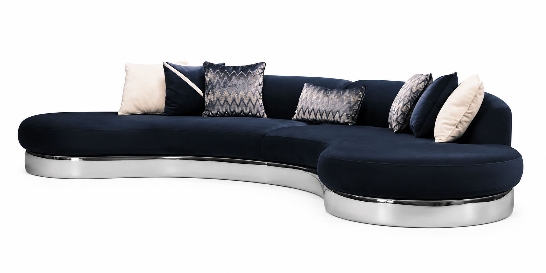 Ferre Curved 5 Seater Sofa