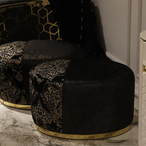 Flamingo Luxury Dining Set : Cream—Versatile Puf in any Colour | Luxe Life Furniture