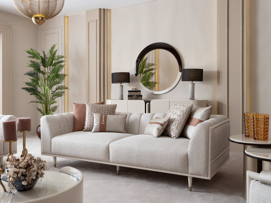 Florance 4 Seater Sofa Wooden Frame