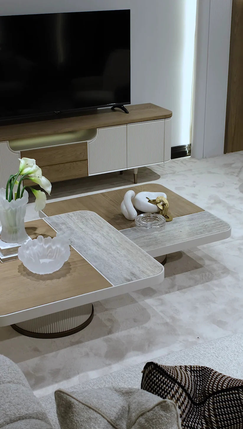 Harmony Coffee Table Small -Sleek Modern Design – Luxe Life Furniture