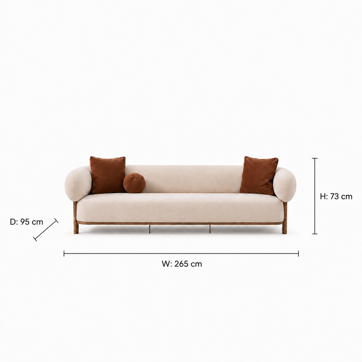 Harlem 3 Seater Sofa