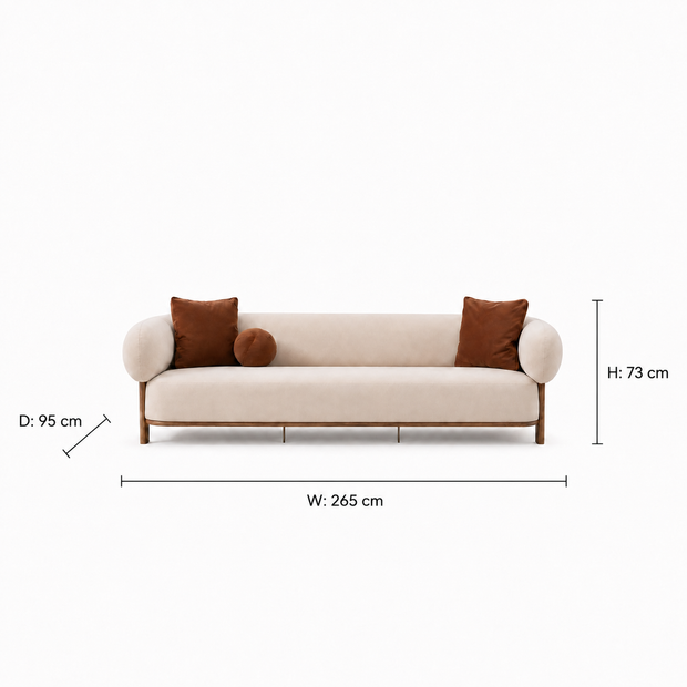 Harlem 3 Seater Sofa