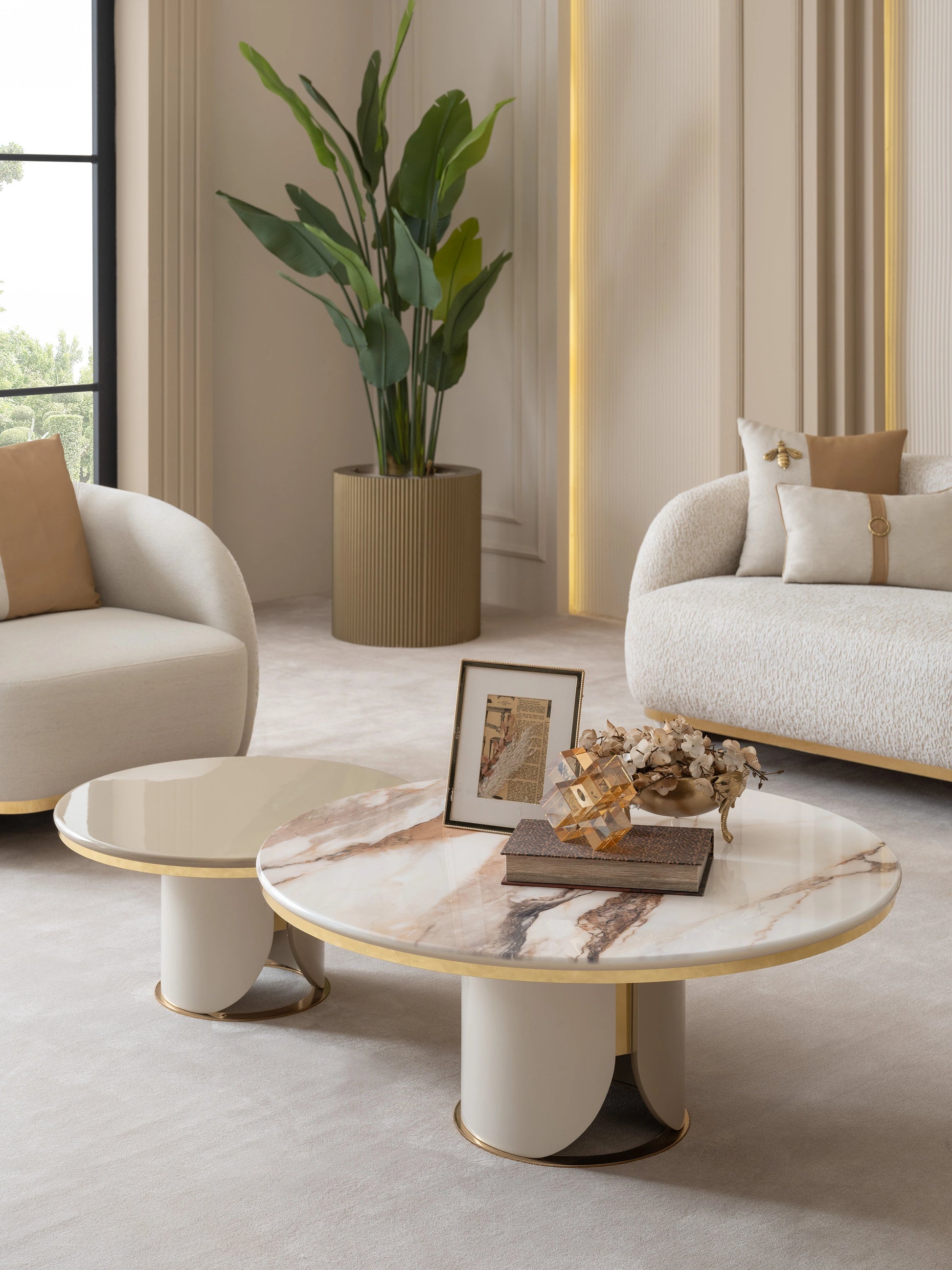 Hilton Modern Dining Set - 6 Seater Table & Chairs: Luxe Life Furniture