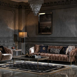 Lyon 3 Seater Fabric Sofa: Spacious Comfort