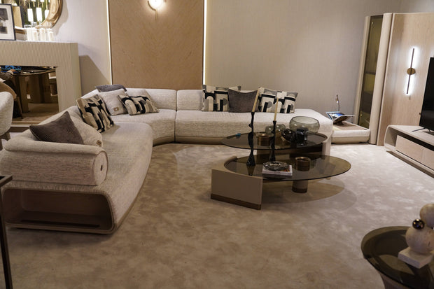 Lotus Corner Sofa | Modular Luxury Seating for Modern Living