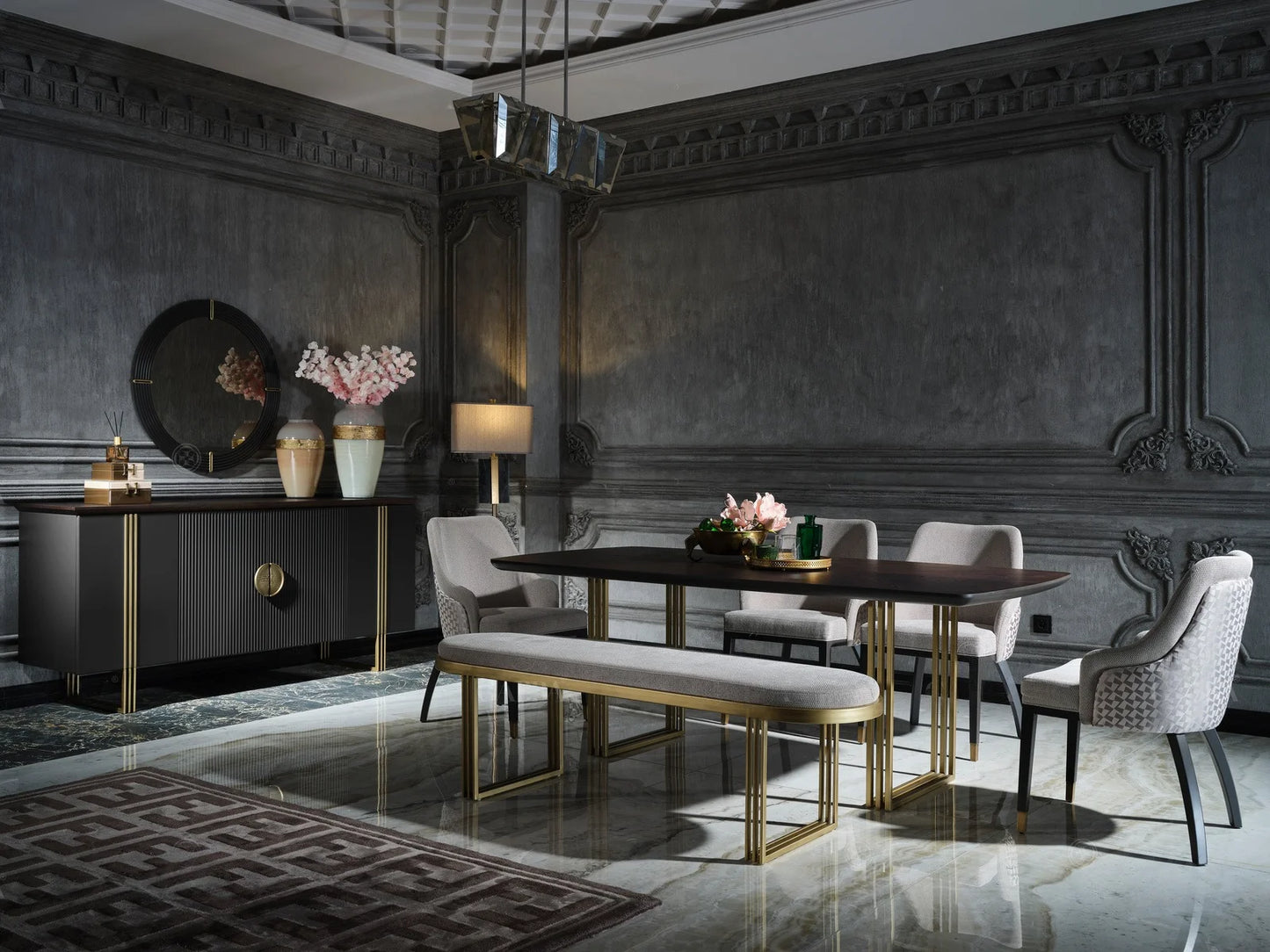 Madrid Dining Set: Luxe Life Furniture