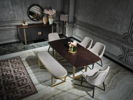 Madrid Dining Set: Luxe Life Furniture Madrid Dining Set: Luxe Life Furniture