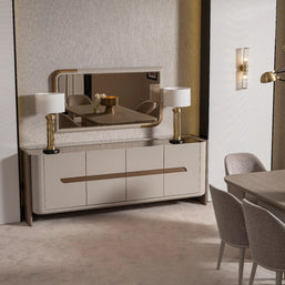Milano Dining Set:Luxe Life Furniture