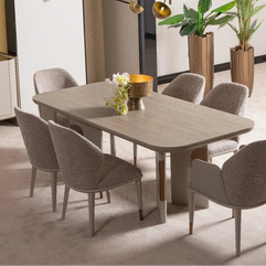 Milano Dining Set:Luxe Life Furniture