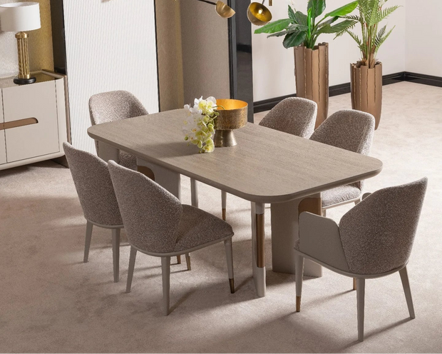 Milano Dining Set:Luxe Life Furniture