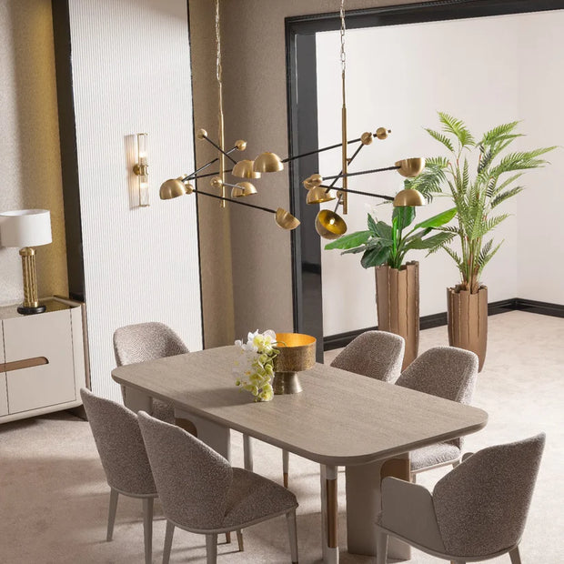 Milano Dining Chair: Comfort & Modern Style (Customizable Colors) :Luxe Life Furniture