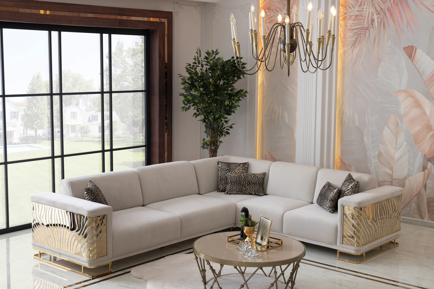 Monticelli Corner Sofa: Luxe Life Furniture