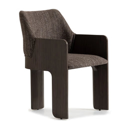 Marmo Cream Wood Dining Chair: Modern Comfort. Luxe Life Furniture