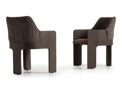 Marmo Cream Wood Dining Chair: Modern Comfort. Luxe Life Furniture