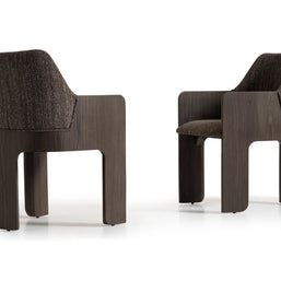 Marmo Cream Wood Dining Chair: Modern Comfort. Luxe Life Furniture