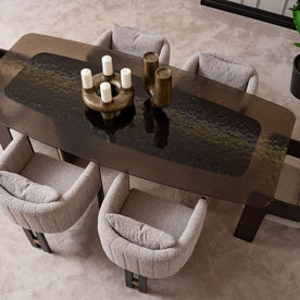 Marmo Dining table top glass