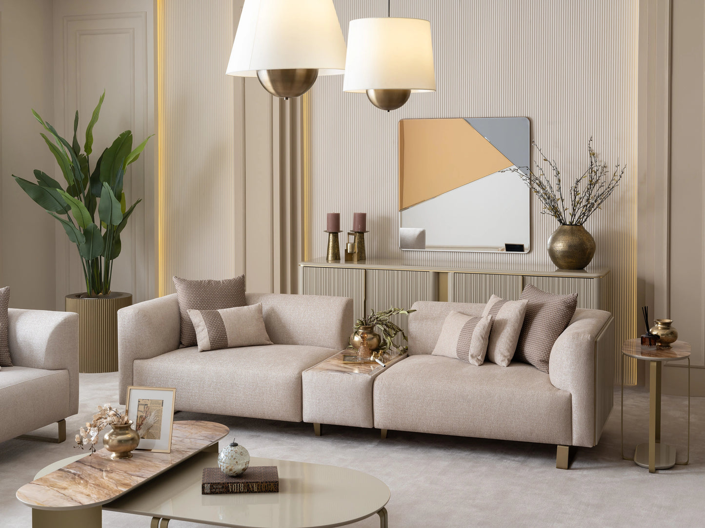 Massimo Comfortable Sofa Set -Modern Design | Luxe Life Furniture