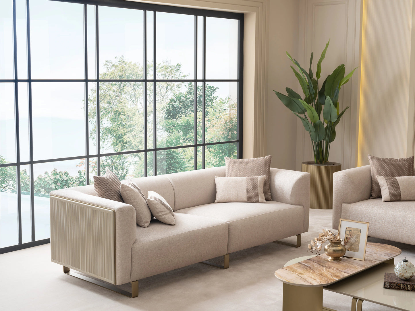 Massimo Comfortable Sofa Set -Modern Design | Luxe Life Furniture