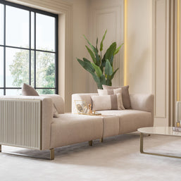 Massimo Sofa Set Wooden Back