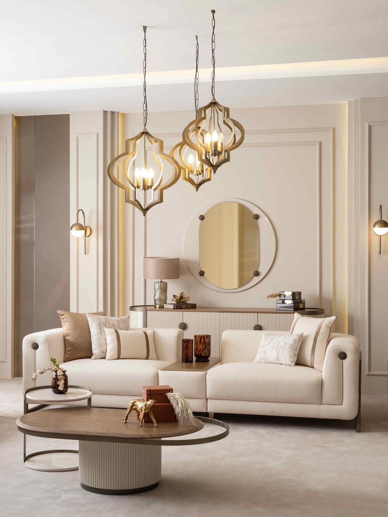 Mocha Sofa Set