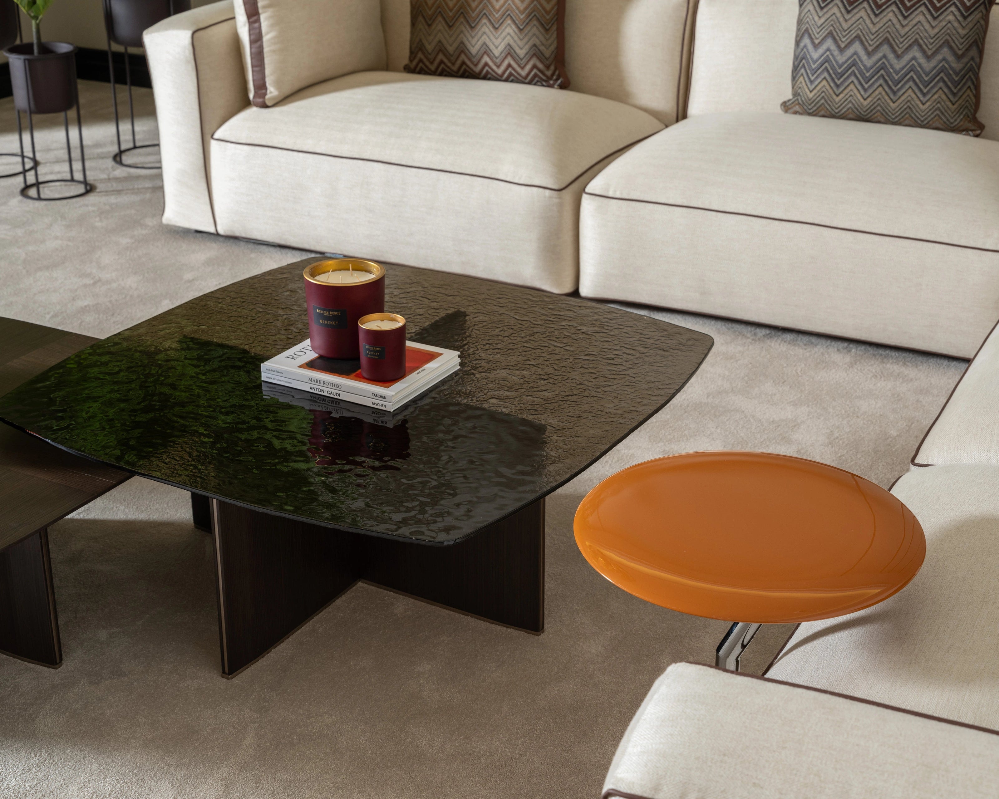 Moka Coffee Table -Top Glass