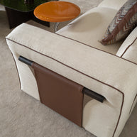 Moka sofa arm side view 