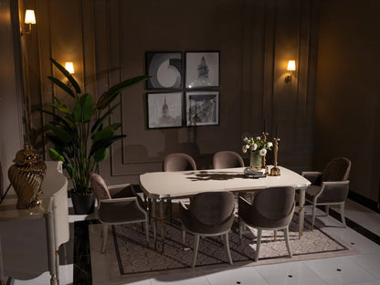 Monaco Dining Set: Luxe Life Furniture