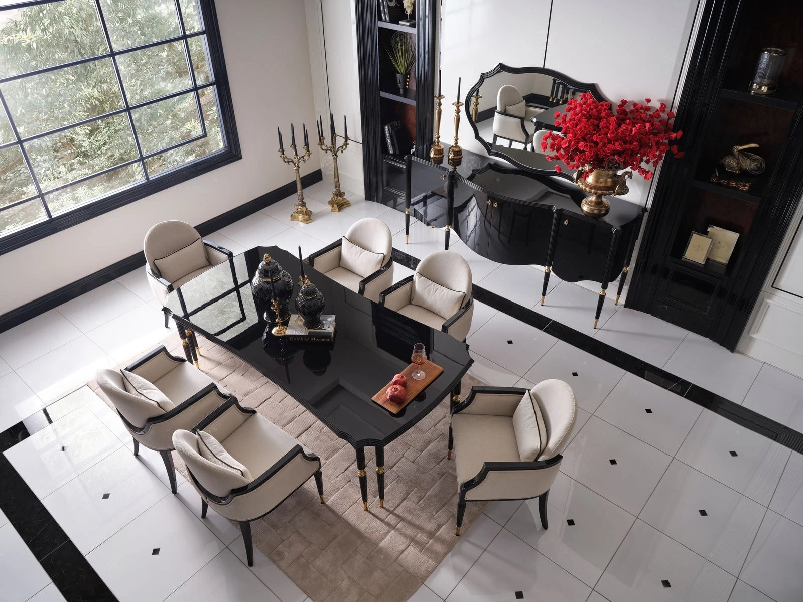 Monaco Dining Set: Luxe Life Furniture