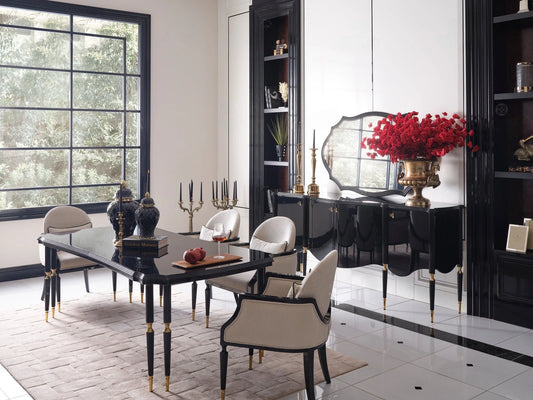 Monaco Dining Set: Luxe Life Furniture Monaco Dining Set: Luxe Life Furniture