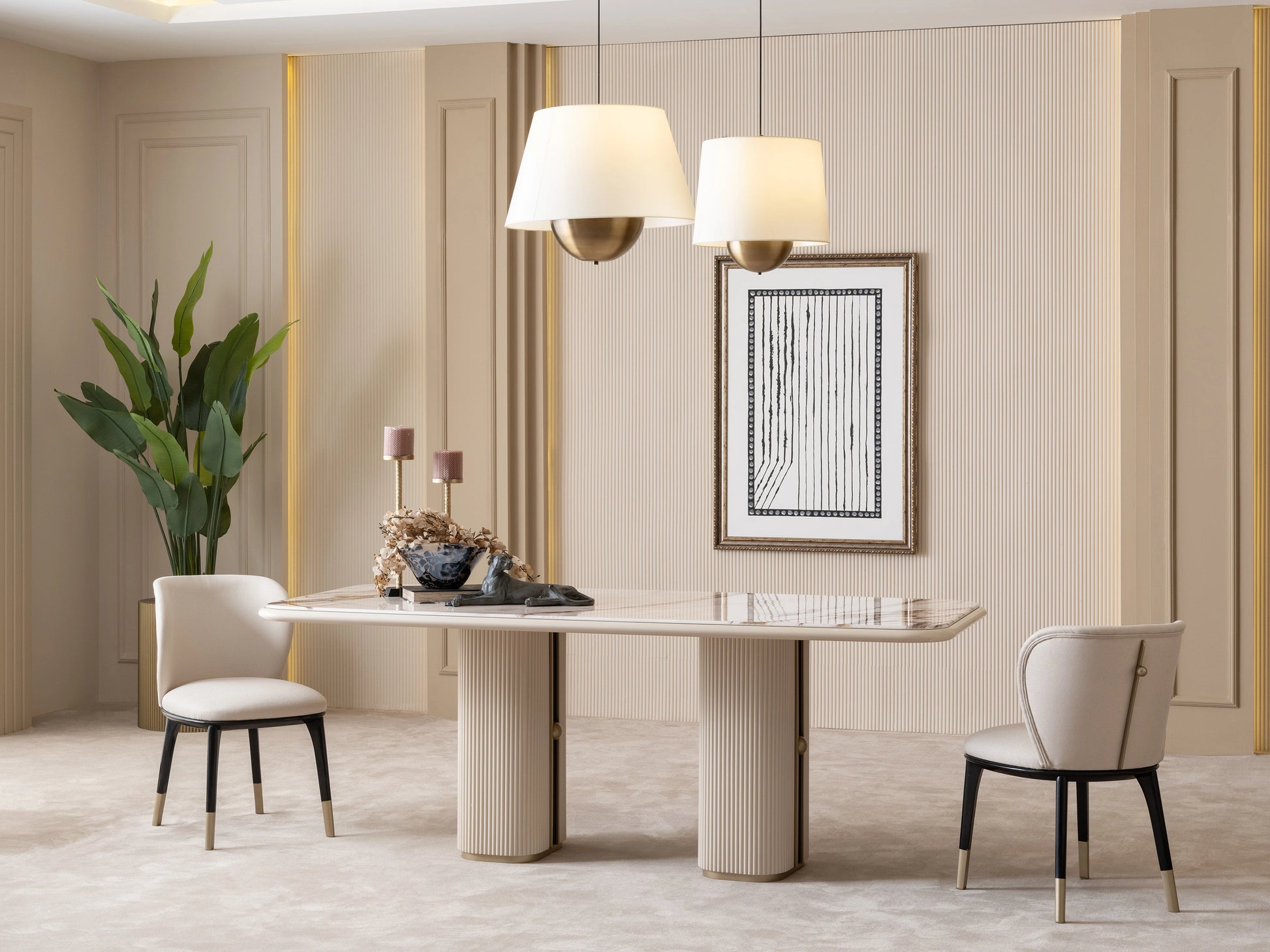 Nobel Dining Set: Modern Kitchen Furniture | Luxe Life Furniture