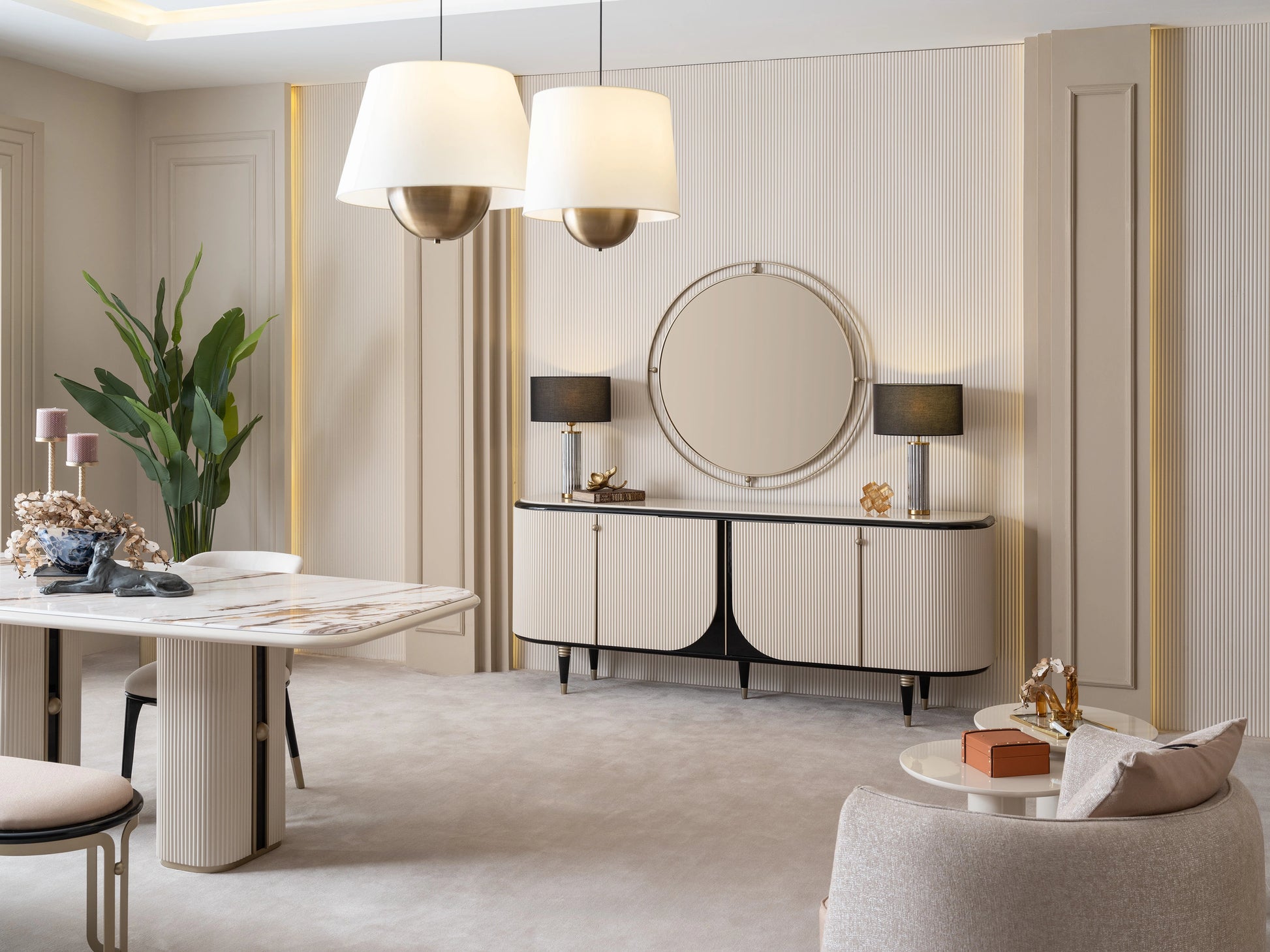 Nobel Dining Set: Modern Kitchen Furniture | Luxe Life Furniture