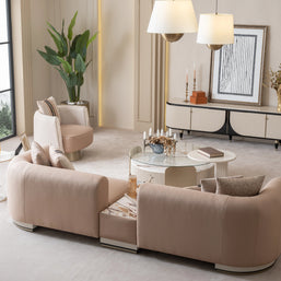 Nobel Modern Sofa Set: Living Room Furniture Set