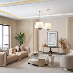 Nobel Modern Sofa Set: Living Room Furniture Set