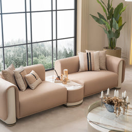 Nobel Modern Sofa Set: Living Room Furniture Set