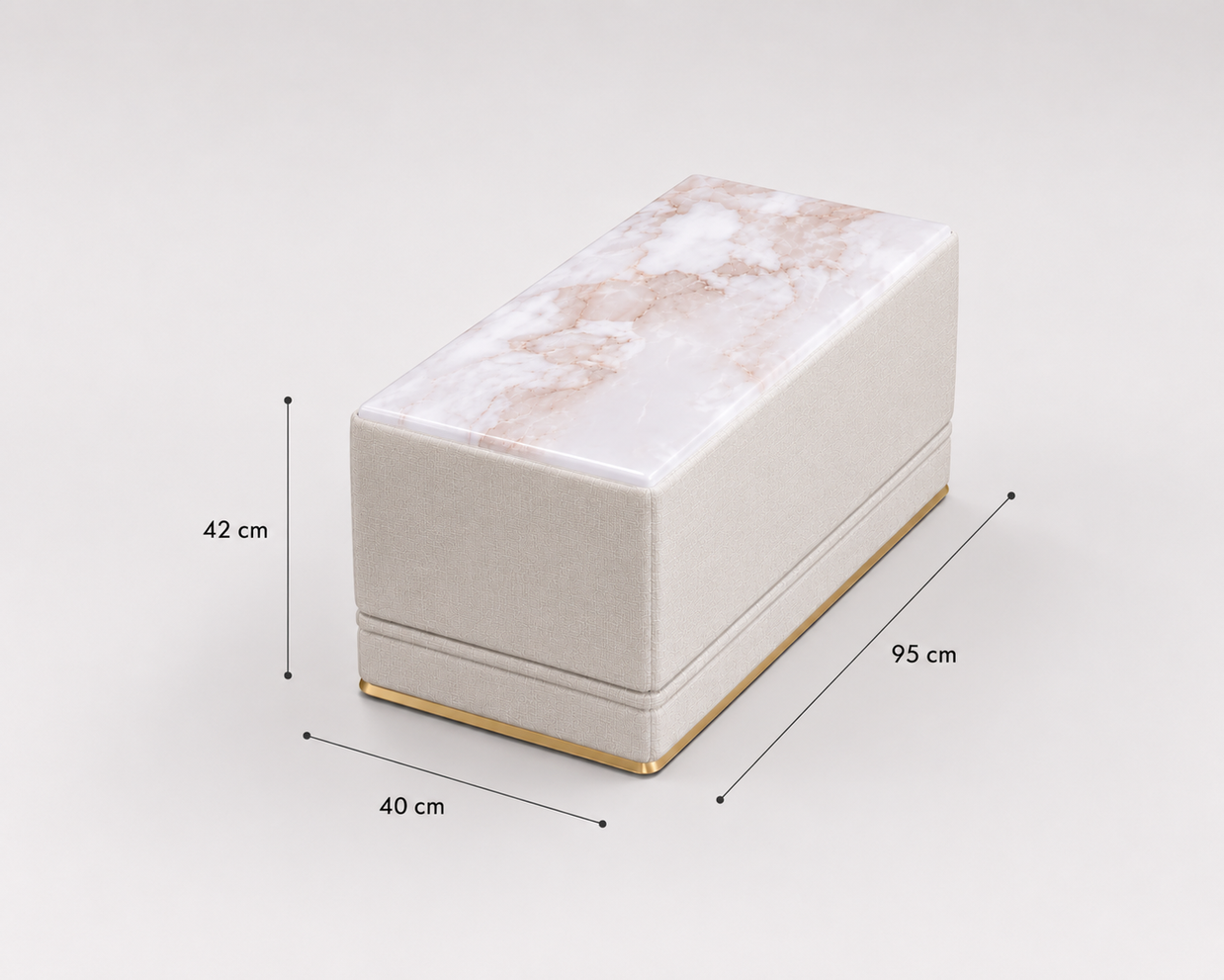 Oscar Sofa Middle Table – Rectangular
