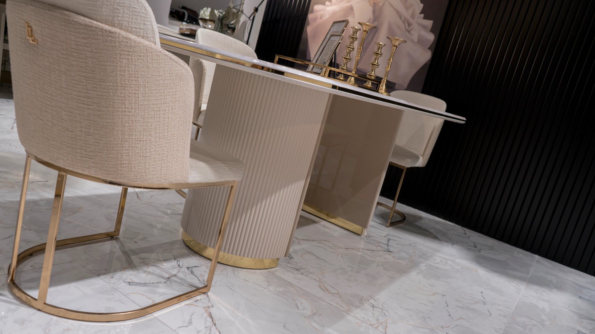 Oscar Dining Set: Luxe Life Furniture