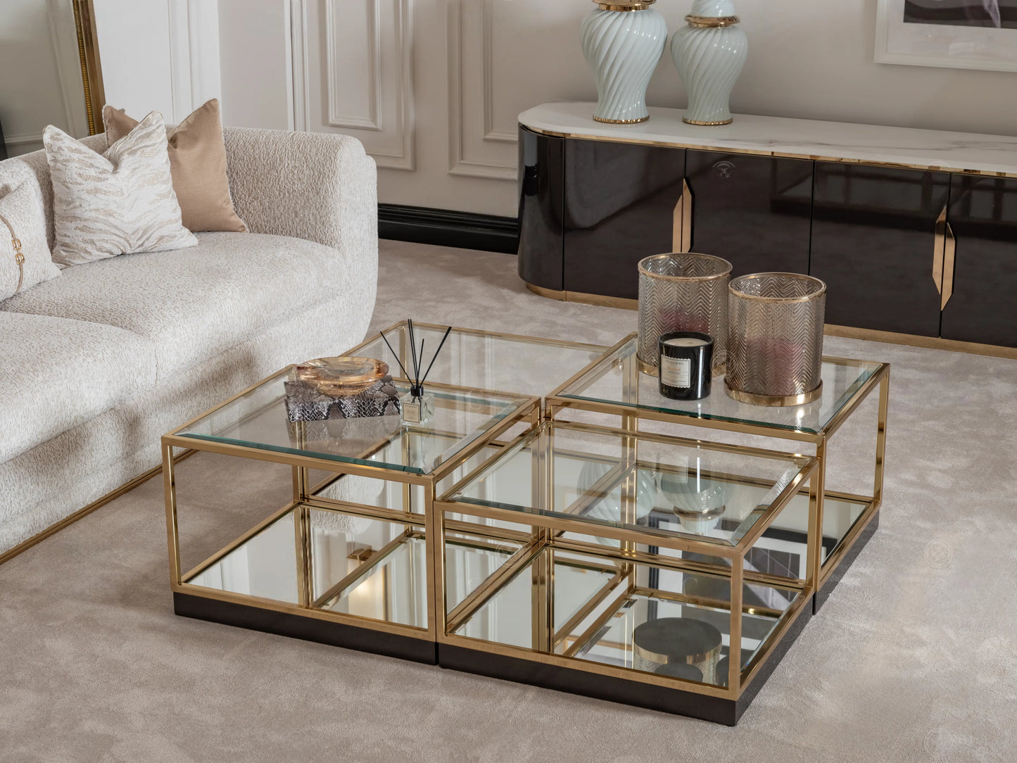 Parma Modern Glass Coffee Table – Luxe Life Furniture